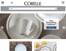 Tablet Screenshot of corelle.com